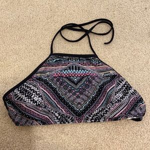 high neck bikini top